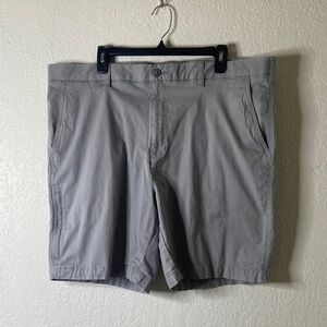 Croft & Barrow Light Gray Flat Front Shorts